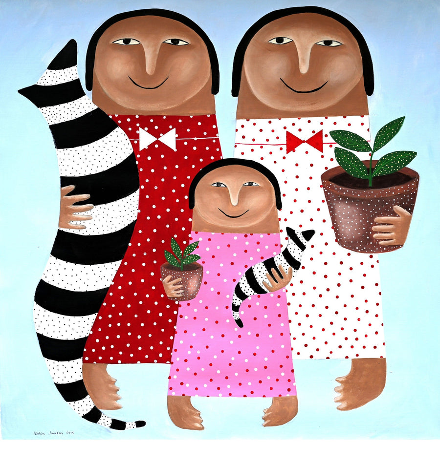 Polka Dot Harmony – Limited Edition Print by Brahim Jawabreh