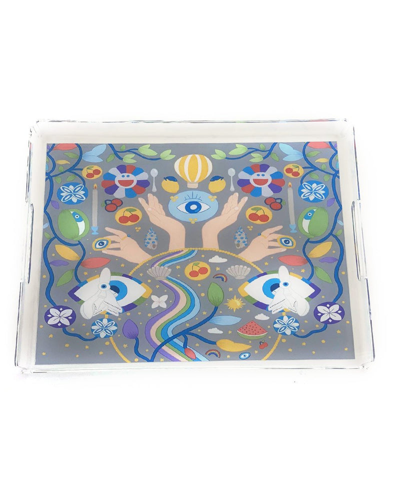 The ART Trove Illustration Tray - Grey Background